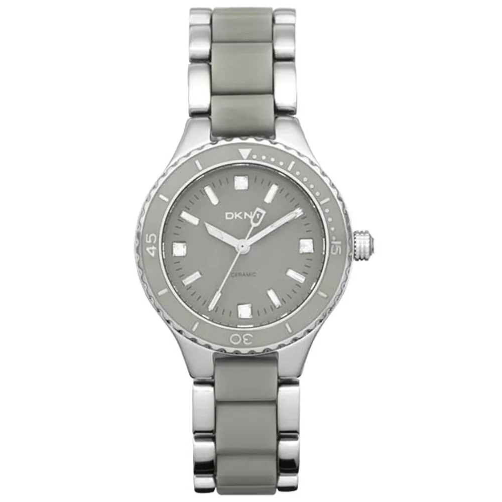 DKNY 風潮湧現都會晶鑽時尚腕錶(銀白) 歷史價格詳細信息