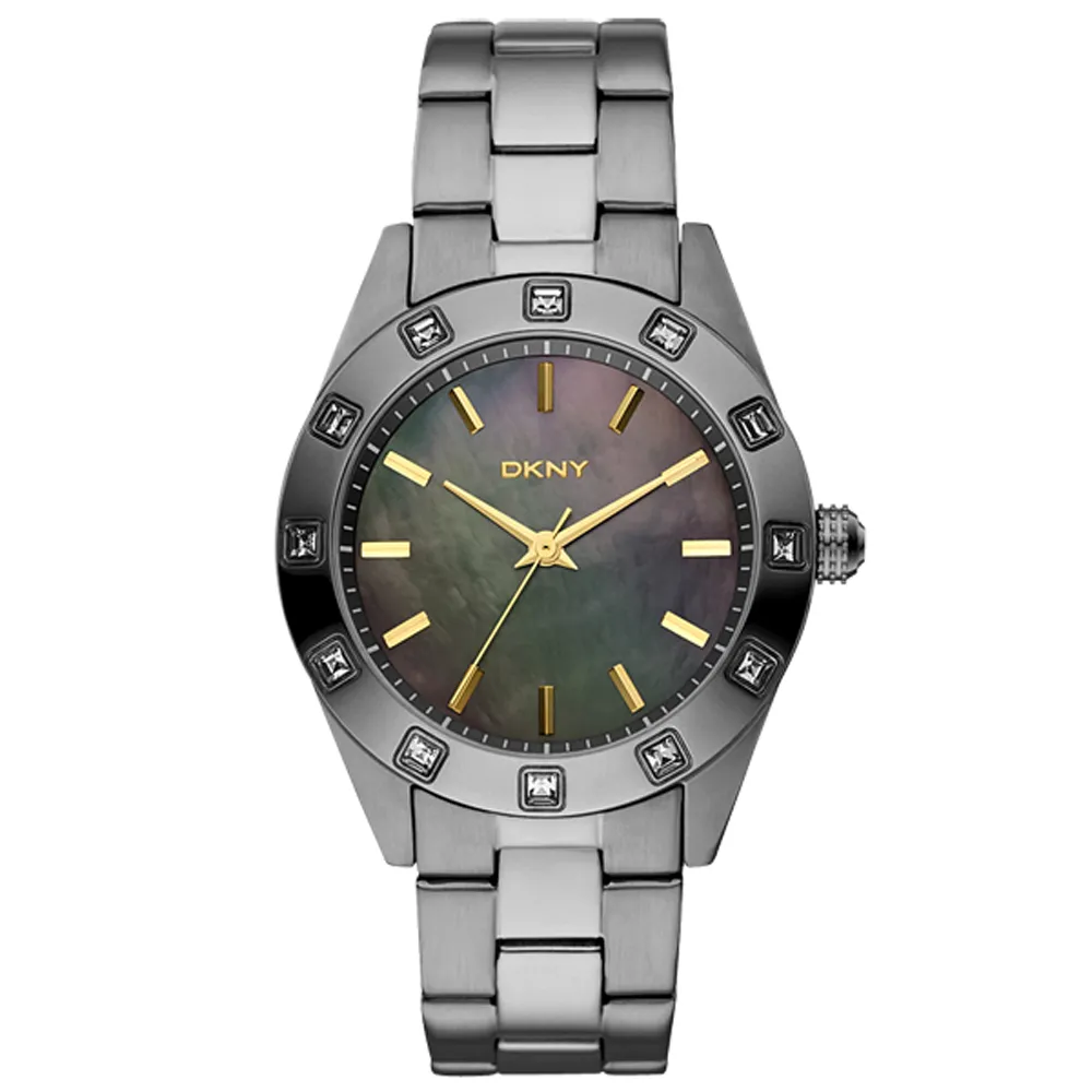 DKNY 柔情風姿典雅晶鑽腕錶(灰) 歷史價格詳細信息