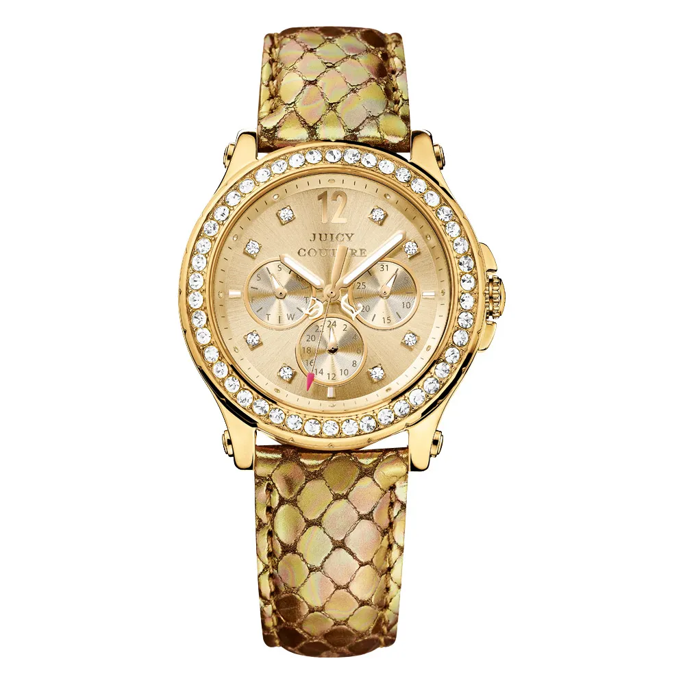 Juicy Couture 晶鑽色彩美人腕錶(J1900734)-粉 歷史價格詳細信息