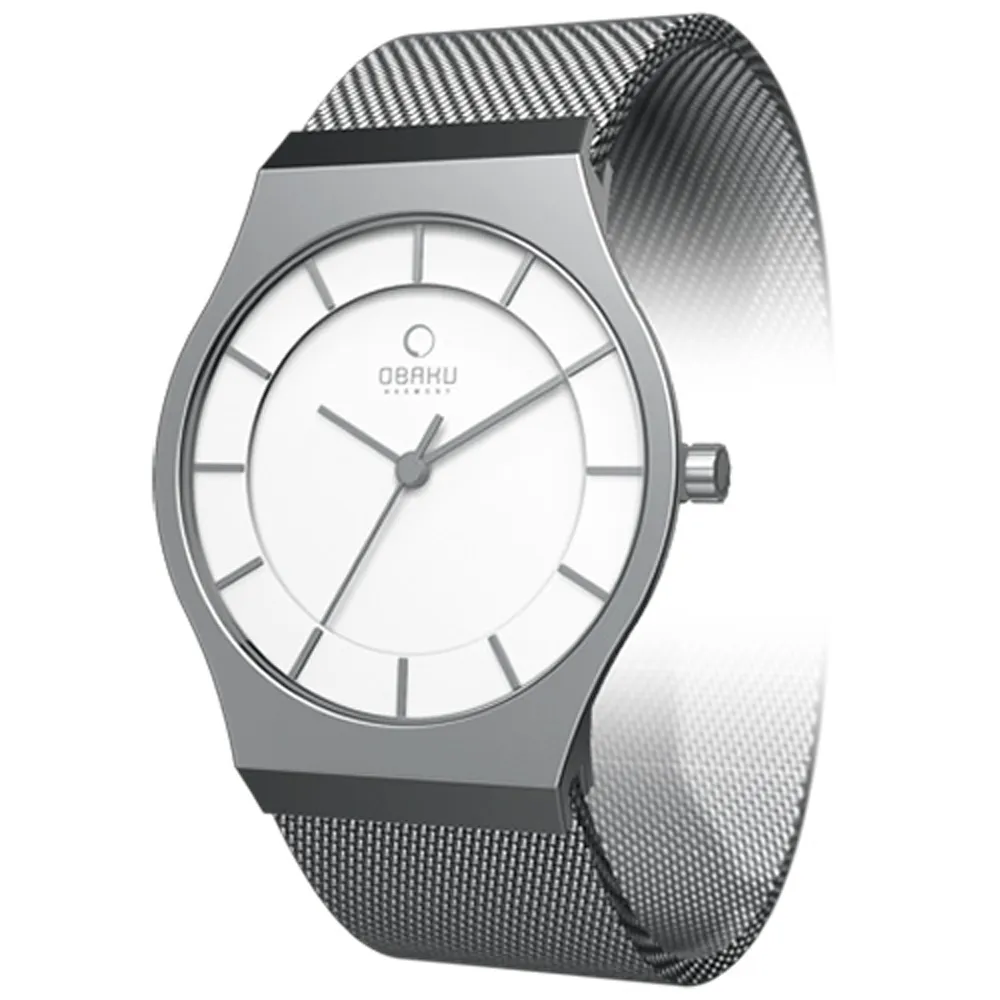 OBAKU 雅悅媛式時尚腕錶(銀黑) 歷史價格詳細信息