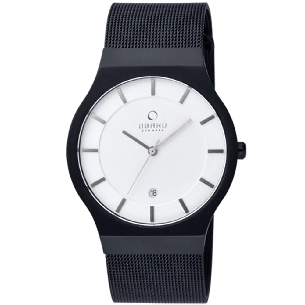 OBAKU 雅悅媛式時尚腕錶(銀黑) 歷史價格詳細信息