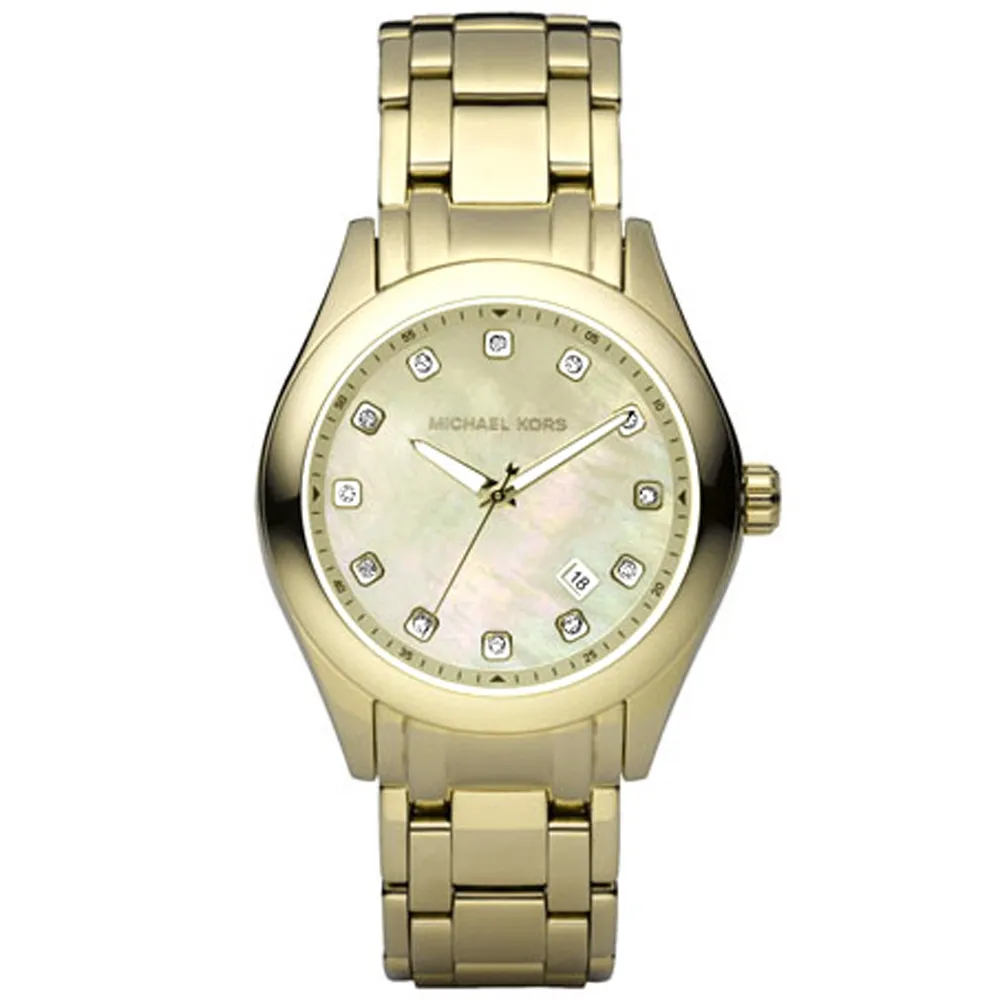 【MICHAEL KORS】典雅晶鑽腕錶-玫瑰金X白 MK4588  現代鐘錶 歷史價格詳細信息