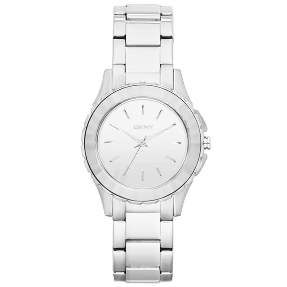 DKNY 女 黑色素面造型直筒長褲/S 號 歷史價格詳細信息