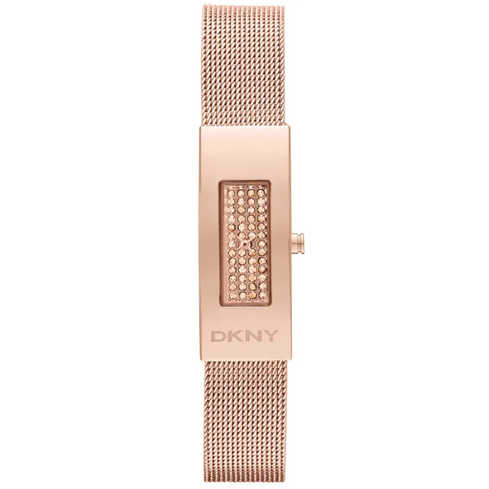 DKNY 玫瑰金白面手鍊女錶 NY2214 28mm  原廠公司貨，保固兩年 歷史價格詳細信息