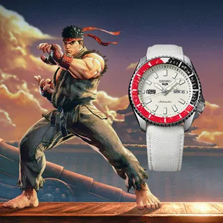 SEIKO 5 快打旋風Street Fighter V聯名腕錶－RYU隆(SRPF19K1) 歷史價格詳細信息