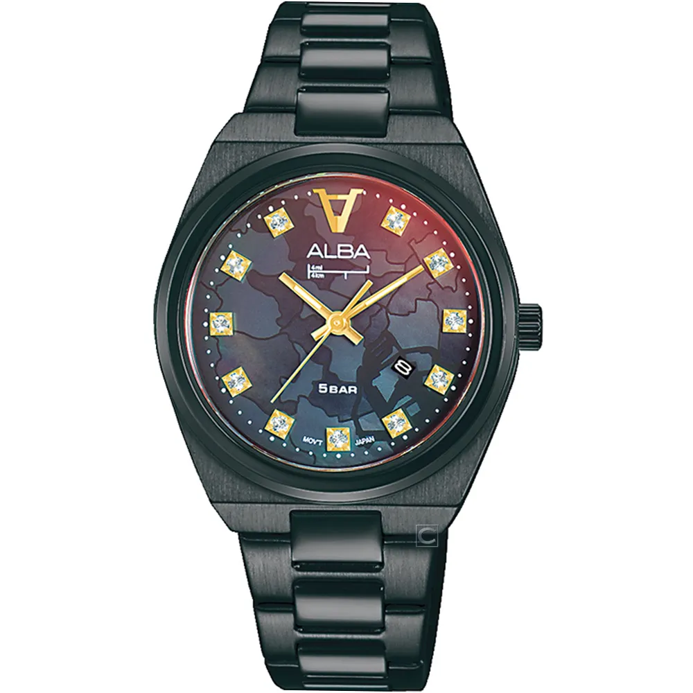 ALBA雅柏 月夜星河時尚迷彩女錶-VJ22-X361SD(AH7Z43X1) 歷史價格詳細信息