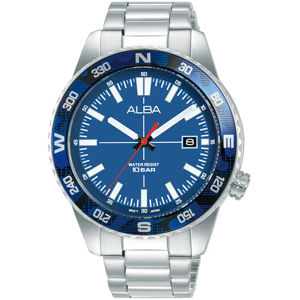 ALBA 雅柏 戶外露營風格手錶-軍綠/42.6mm(AS9Q17X1/VJ42-X335G) 歷史價格詳細信息