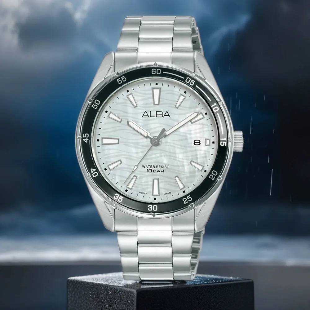 ALBA 雅柏 ACTIVE 酷炫三眼計時腕錶-VD57-X203B(AM3873X1)/43mm 歷史價格詳細信息