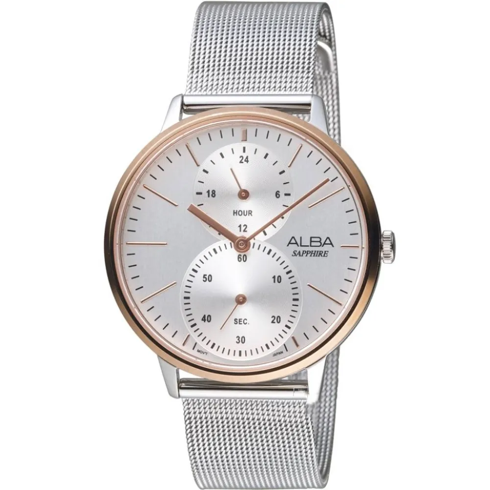 ALBA 雅柏 日系時尚計時錶/白/44mm (VK64-X001S/A4B009X1) 歷史價格詳細信息