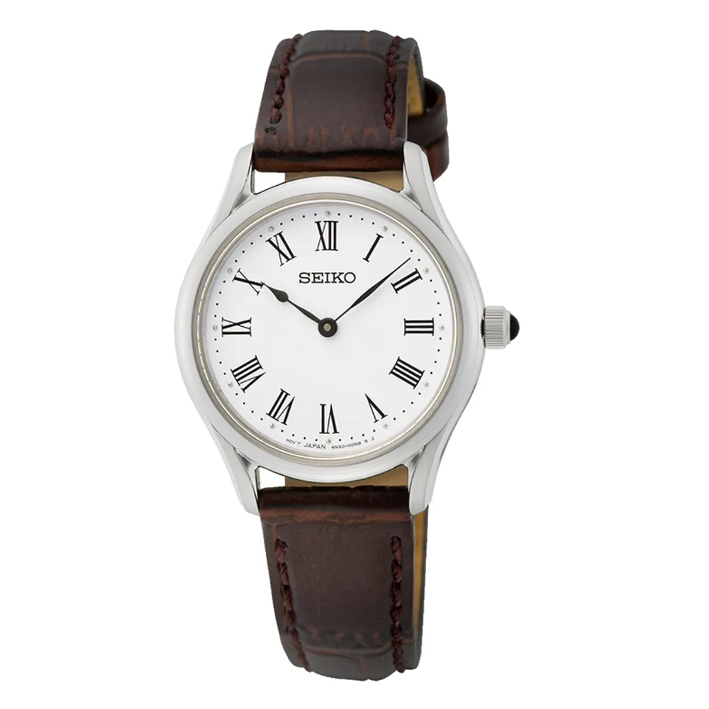 SEIKO精工 優雅羅馬皮帶腕錶4N30-00K0J(SWR071P1) 歷史價格詳細信息