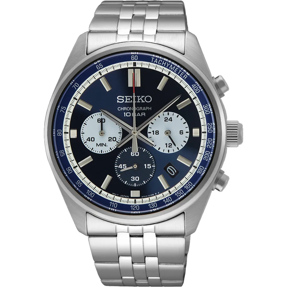 SEIKO 精工 CS系列 急速時刻 時尚計時腕錶(8T63-00W0KS/SSB430P1) 歷史價格詳細信息