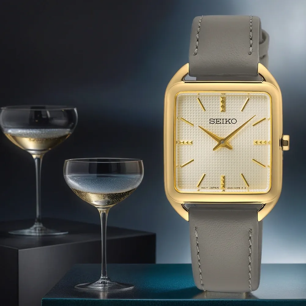 SEIKO 精工 CS系列 簡約 方形 女錶-4N30-00L0P/SWR089P1 復古 手錶 腕錶 歷史價格詳細信息