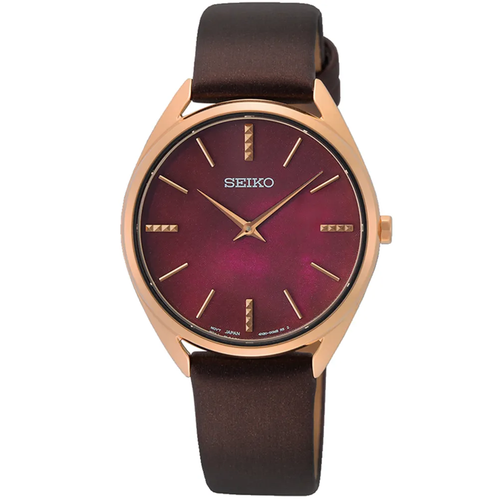 SEIKO 精工 CS系列珍珠貝晶鑽時尚腕錶/銀X玫瑰金/33mm (7N32-0DV0KS/SKK888P1) 歷史價格詳細信息