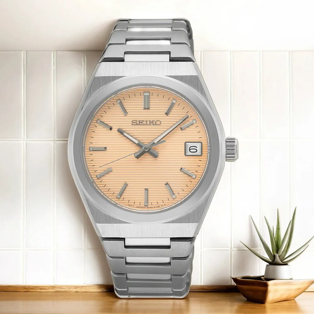 SEIKO 精工 CS 橫紋錶盤女錶-34mm(SUR575P1/6N42-00N0B) 歷史價格詳細信息