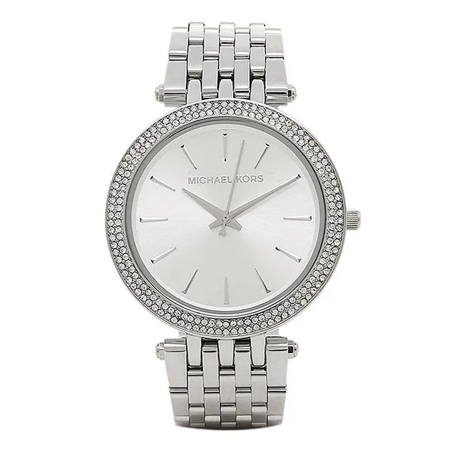 【MICHAEL KORS】時尚璀璨Logo鑲鑽女錶 MK4433 38mm 現代鐘錶 歷史價格詳細信息