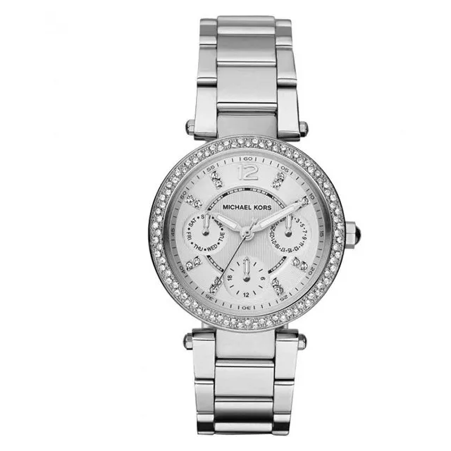 【MICHAEL KORS】時尚璀璨Logo鑲鑽女錶 MK4433 38mm 現代鐘錶 歷史價格詳細信息