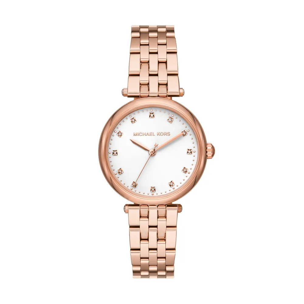 MICHAEL KORS 精緻晶鑽方形玫瑰金腕錶33mm/MK4641 歷史價格詳細信息