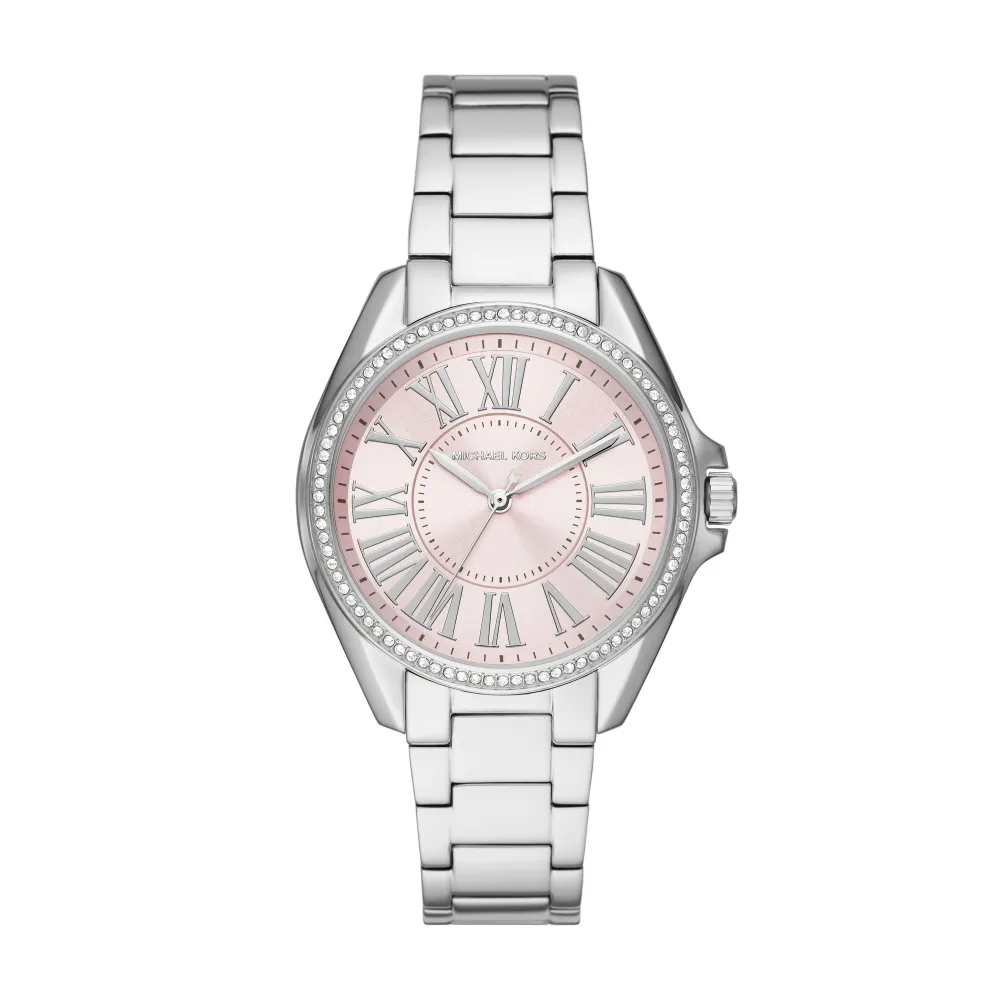 【MICHAEL KORS】典雅晶鑽腕錶-玫瑰金X白 MK4588  現代鐘錶 歷史價格詳細信息