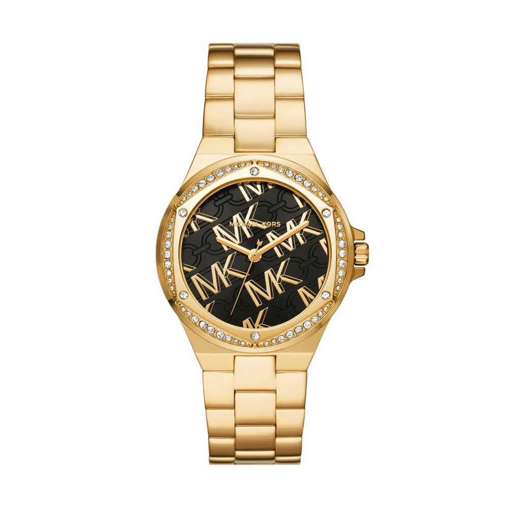 【MICHAEL KORS】時尚璀璨Logo鑲鑽女錶 MK4433 38mm 現代鐘錶 歷史價格詳細信息