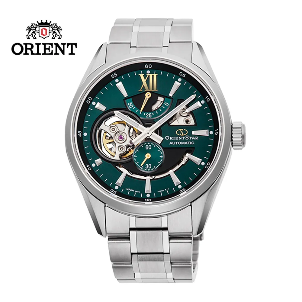 ORIENT STAR 東方之星 OPEN HEART系列 鏤空機械錶 皮帶款 RE-AV0006Y 咖啡色 - 41.0mm 歷史價格詳細信息