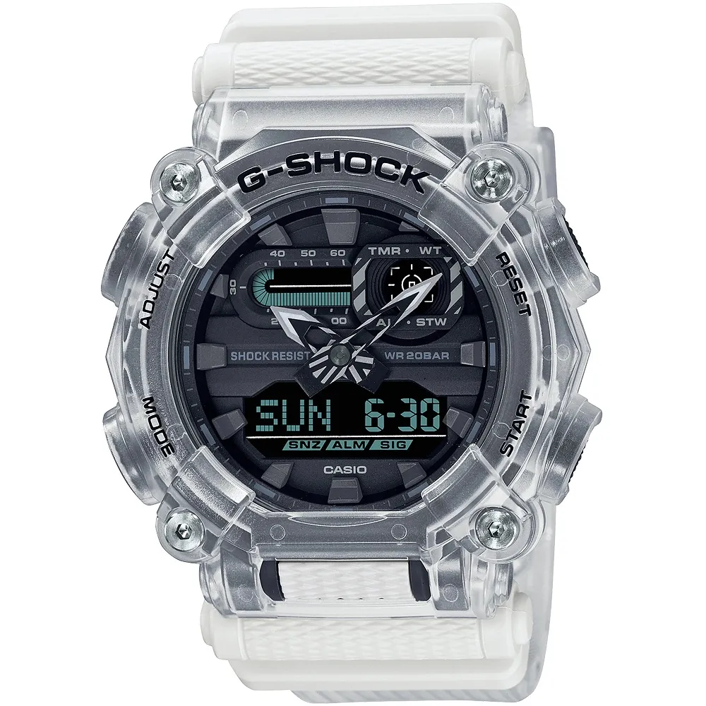 CASIO G-SHOCK 半透明系列農家橡樹計時錶/白/GMA-S2100SK-7A 歷史價格詳細信息