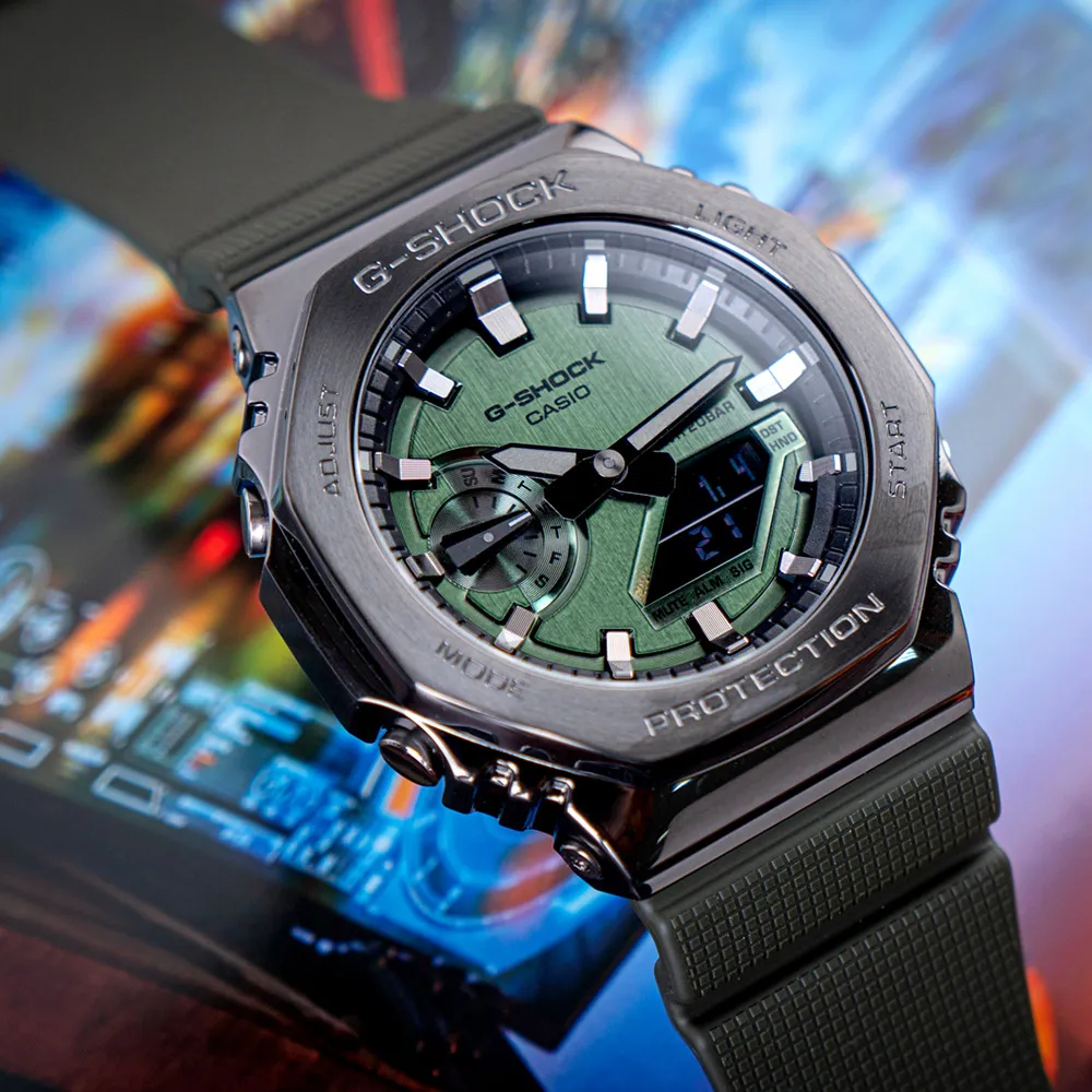 CASIO卡西歐 G-SHOCK八角時尚純色雙顯錶/GMA-S2100BA-3A 歷史價格詳細信息