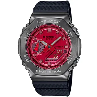 CASIO卡西歐 G-SHOCK八角時尚純色雙顯錶/GMA-S2100BA-3A 歷史價格詳細信息