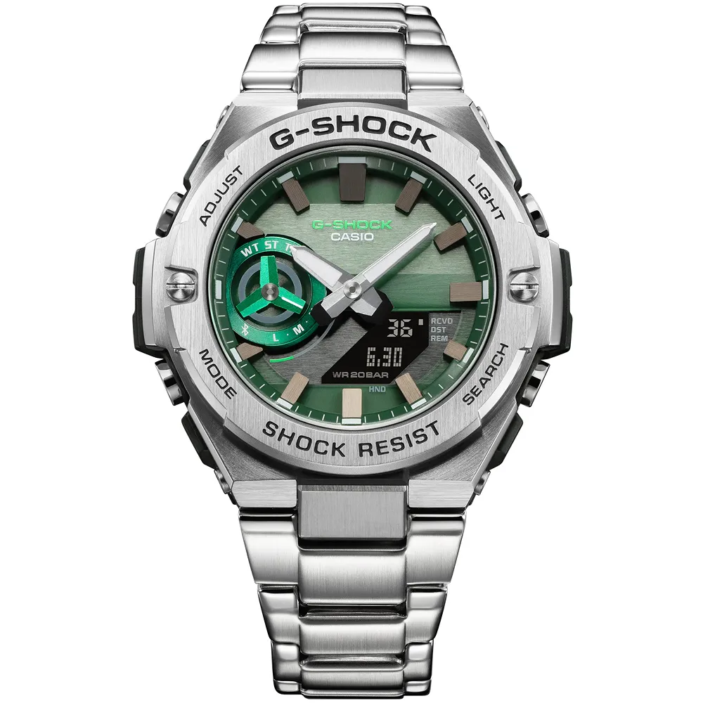 【CASIO】卡西歐 G-SHOCK 太陽能 碳核心防護藍牙雙顯手錶 GST-B500AD-3A 台灣卡西歐保固一年 歷史價格詳細信息