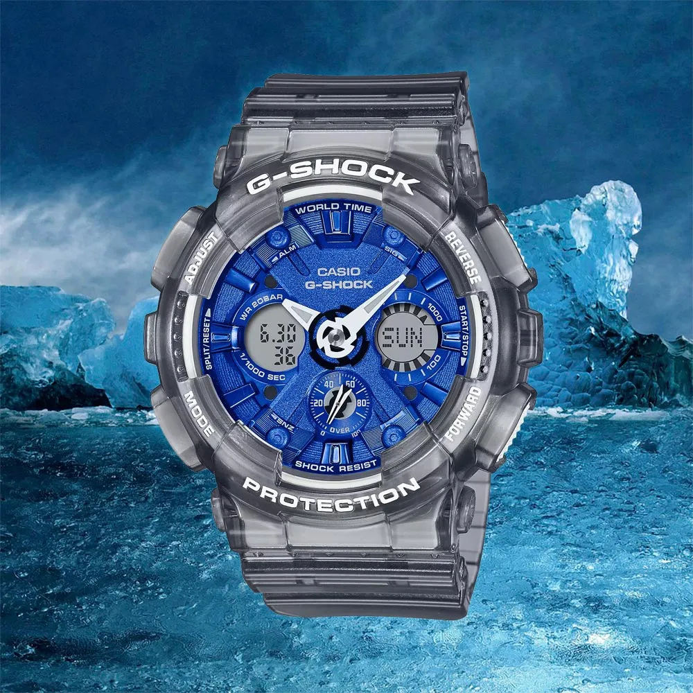 CASIO 卡西歐 G-SHOCK 冰藍色雙顯運動手錶(GA-110CD-1A2) 歷史價格詳細信息