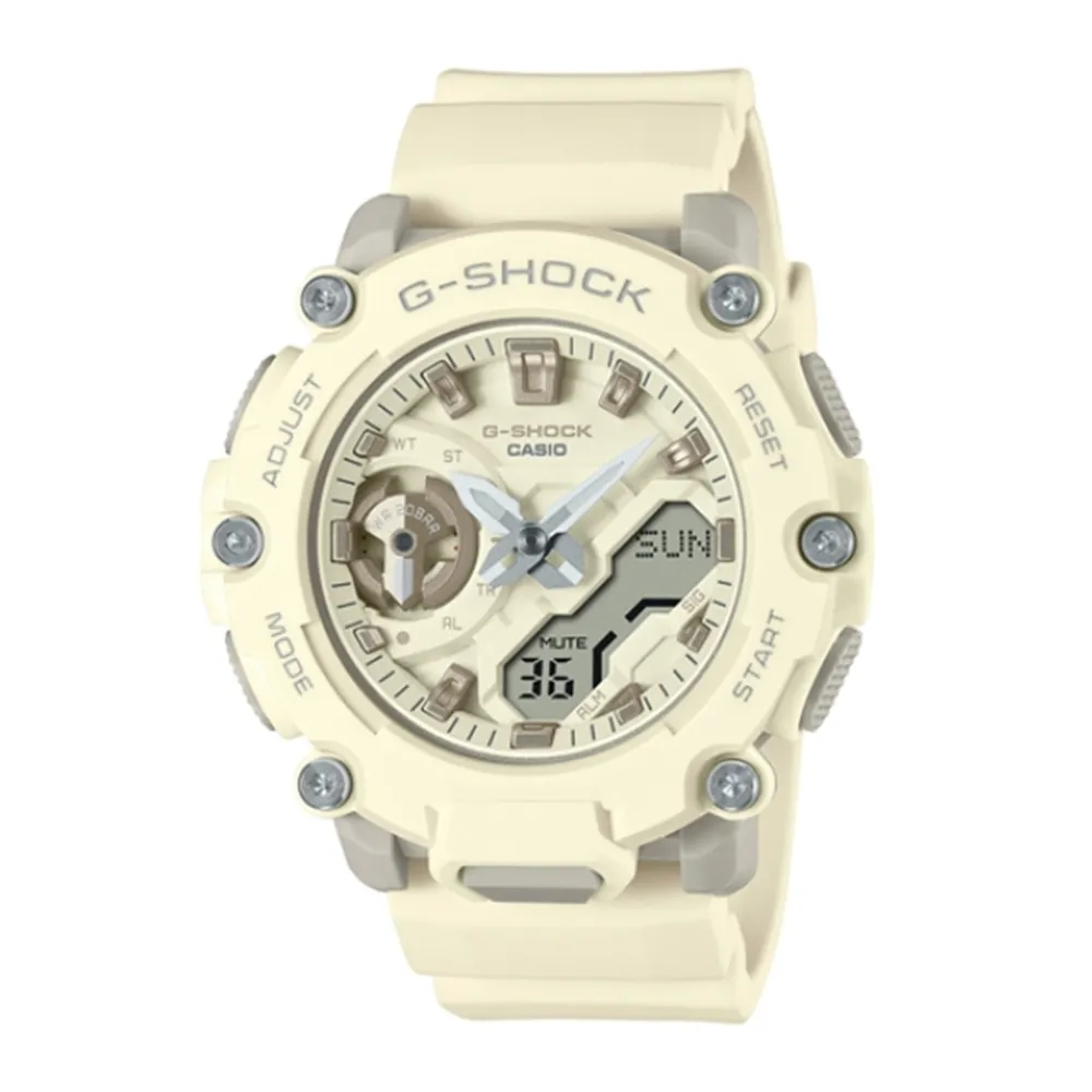 【CASIO 卡西歐】G-SHOCK 輕薄都會戶外時尚運動雙顯錶-米色 GMA-S2200-7A_45.7mm 歷史價格詳細信息