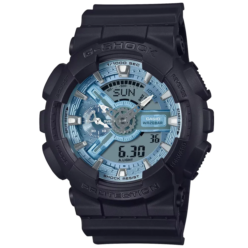 CASIO卡西歐 G-SHOCK 街頭時尚雙顯腕錶 GA-110CD-1A9 歷史價格詳細信息