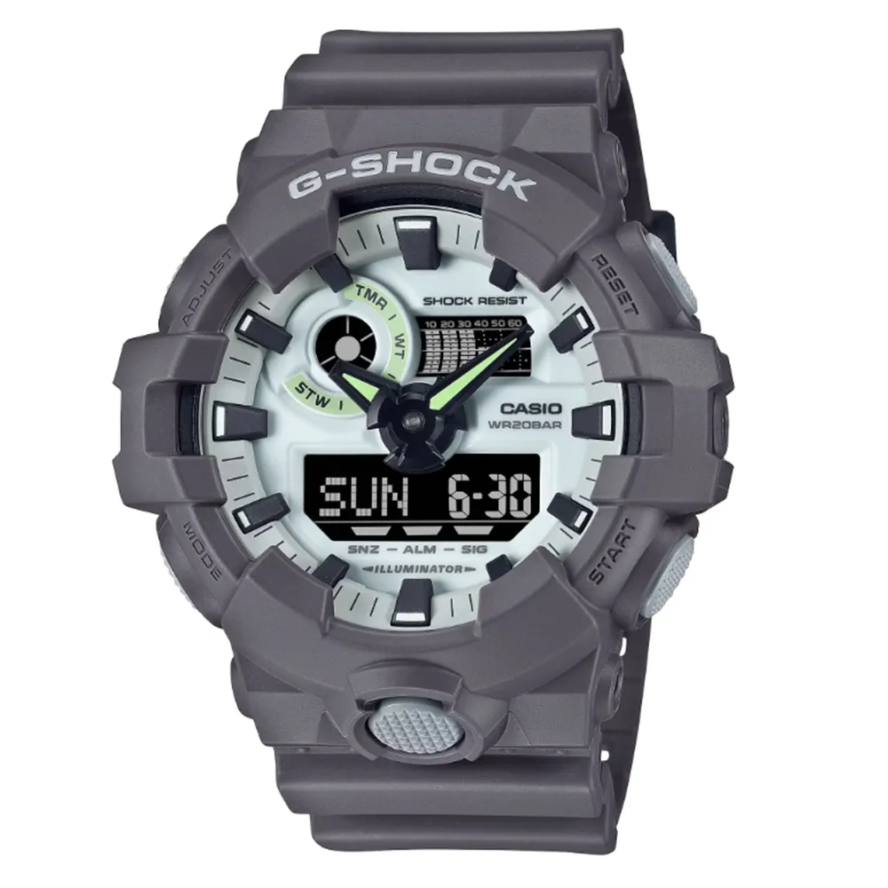 【CASIO 卡西歐】大錶徑雙顯系列/G-SHOCK金屬錶殼款/53mm(GM-700G-9A) 歷史價格詳細信息