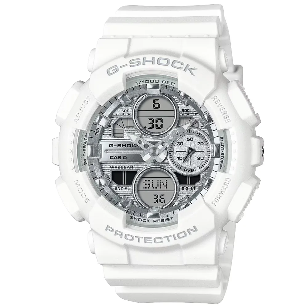 CASIO 卡西歐 G-SHOCK 海波粼粼 蒸鍍光澤雙顯手錶 GMA-S120VA-7A 歷史價格詳細信息