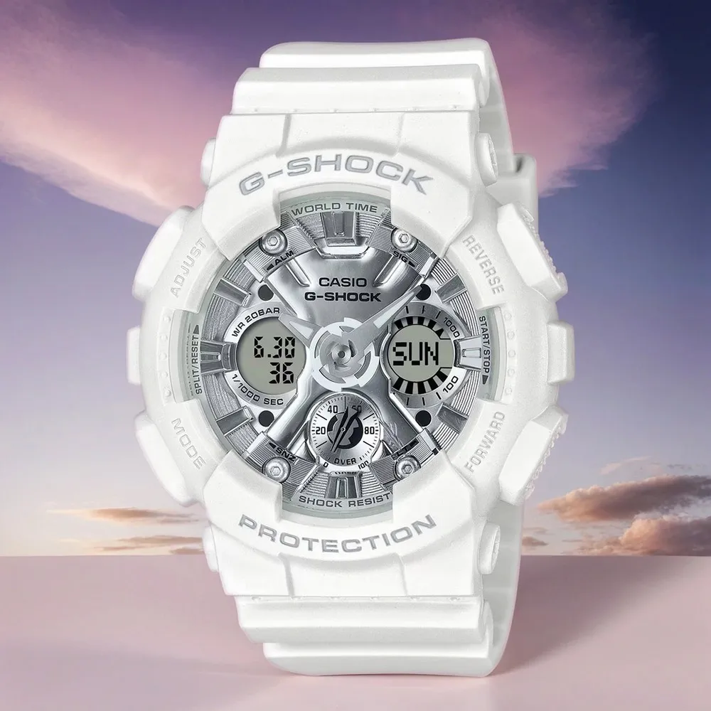 【CASIO G-SHOCK】蒸氣感科幻金屬世界潮流雙顯腕錶-科技黑/GM-110VB-1A 歷史價格詳細信息