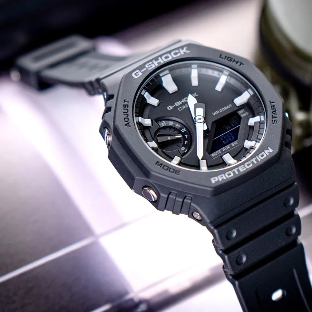 【CASIO 卡西歐】G-SHOCK  膠囊結構 碳核心防護結構 金屬錶殼 G-B001MVA-1_47mm 歷史價格詳細信息