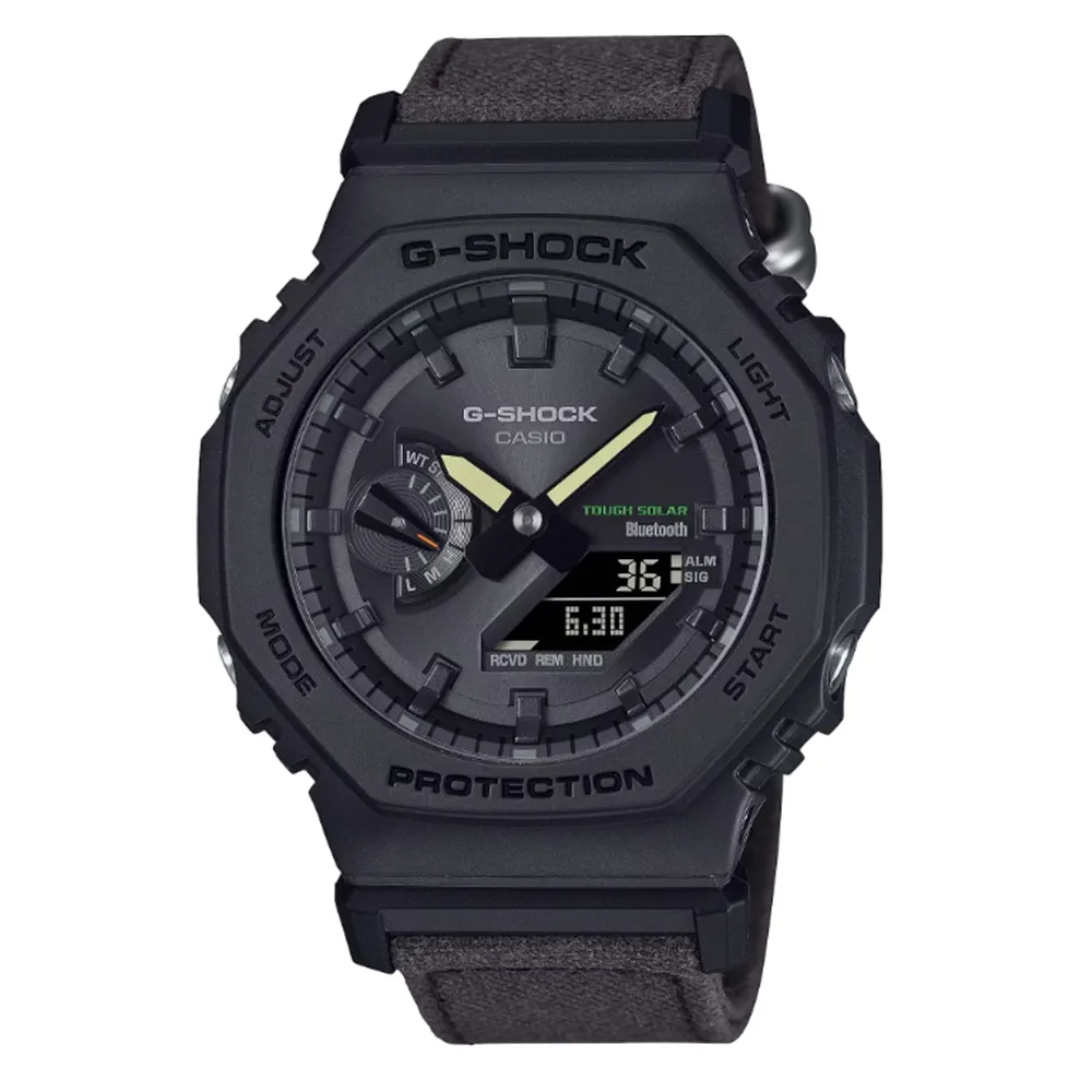 【CASIO 卡西歐】G-SHOCK 藍牙連線 太陽能雙顯腕錶 雙12 特惠(GST-B100XB-2A) 歷史價格詳細信息