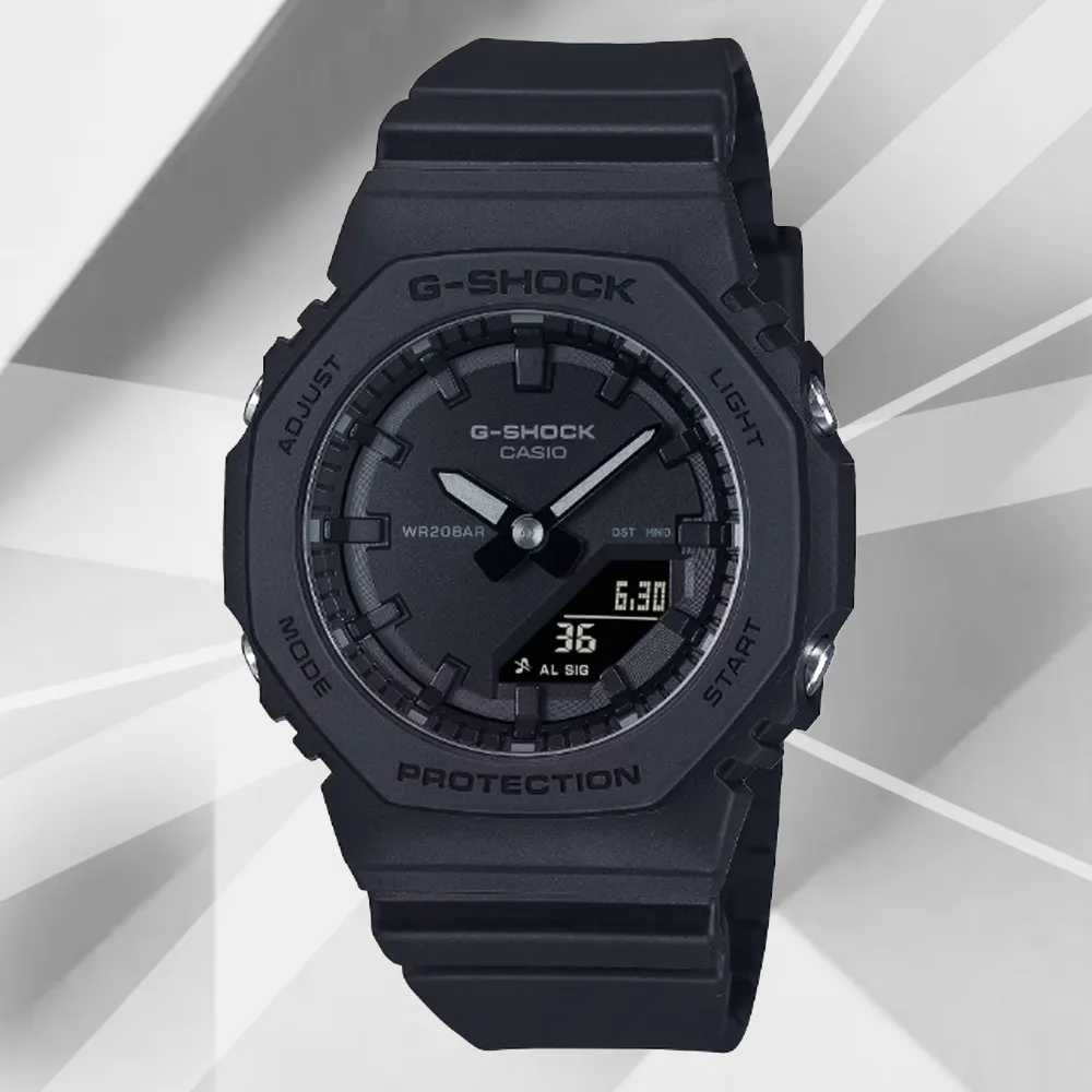 【CASIO 卡西歐】G-SHOCK WOMEN 時尚金屬八角雙顯腕錶 雙12 特惠(GM-S2100B-8A) 歷史價格詳細信息