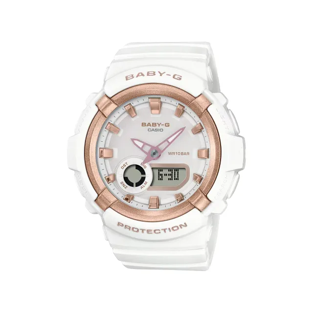 【CASIO BABY-G】時尚金屬光感雙顯運動腕錶-深海藍/BGA-280BA-2A 歷史價格詳細信息