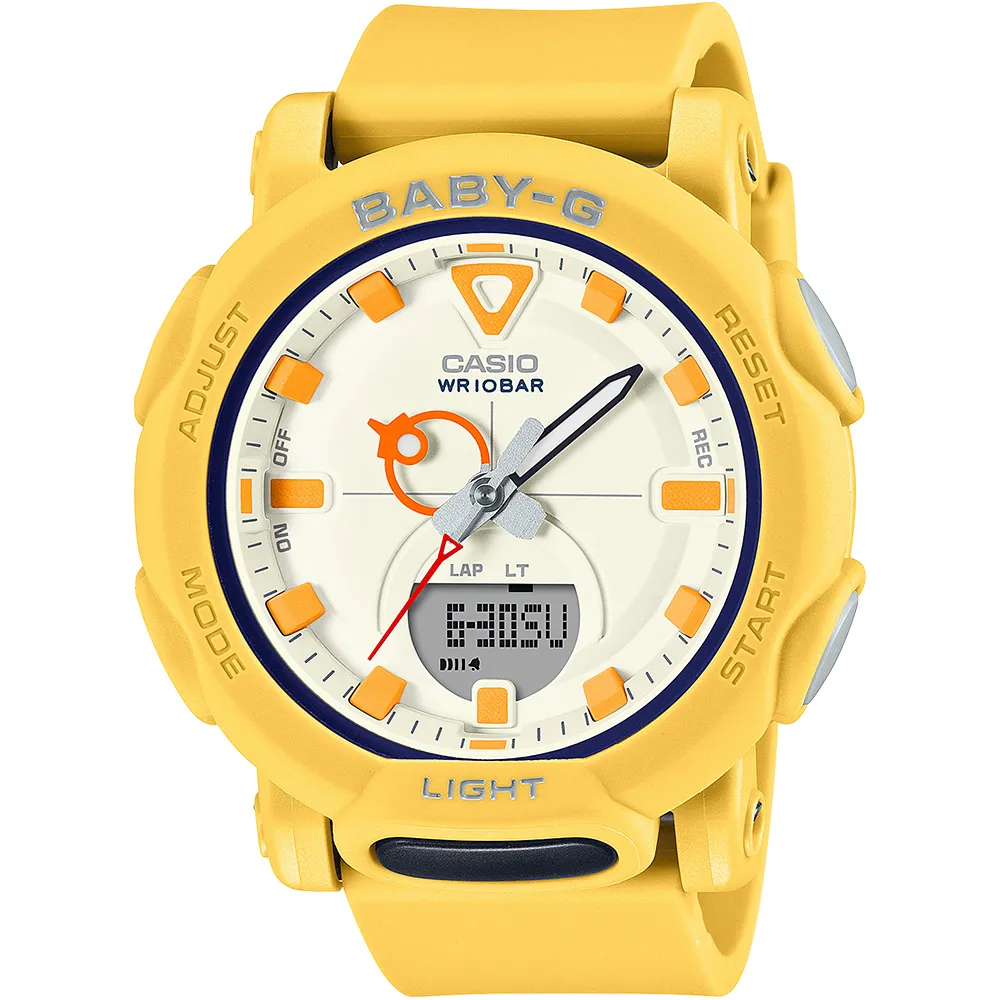 【CASIO】BABY-G 復古格紋圓框撞色電子錶-白X桃紅X亮紫(BGD-570THB-7) 歷史價格詳細信息