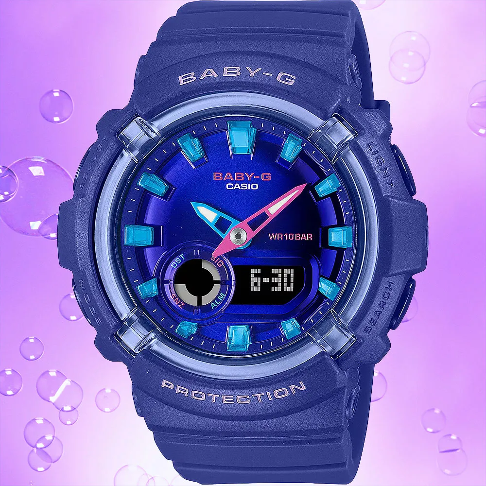 【CASIO 卡西歐】BABY-G 雙顯手錶(黑/玫瑰金 BA-130-1A4) 歷史價格詳細信息