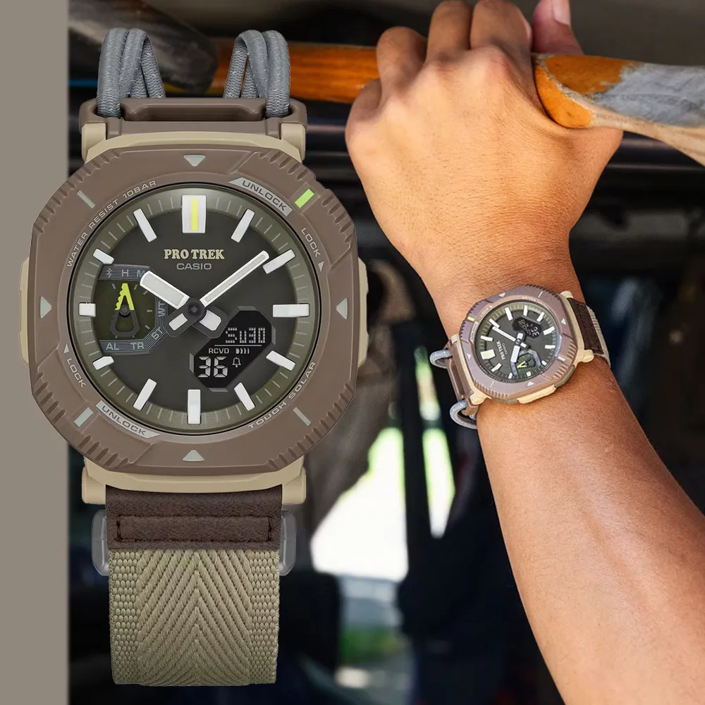 CASIO PRO TREK 搭載3大感應器藍色主題專家戶外運動登山錶-PRG-650YL-2 歷史價格詳細信息