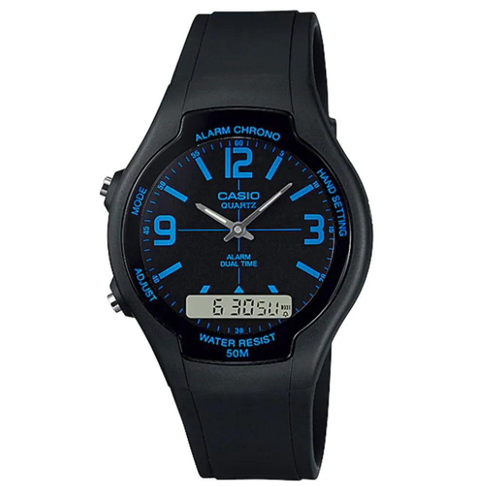 【CASIO】經典雙顯錶-黑X金(AW-49H-1B)正版宏崑公司貨 歷史價格詳細信息