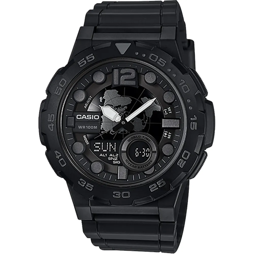 【CASIO】CASIO 卡西歐 10年電力 AEQ-110W-1B AEQ-110W 防水100米 台灣卡西歐保固一年 歷史價格詳細信息