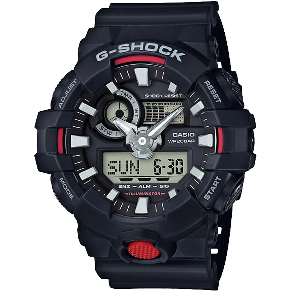 卡西歐 CASIO / GA-700-1B / G-SHOCK系列 [ 官方直營 ] 歷史價格詳細信息