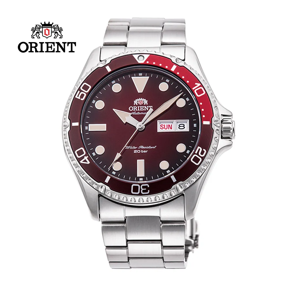 ORIENT 東方錶 WATER RESISTANT系列 200m潛水錶 鋼帶款 紅色 RA-AA0820R - 41.8 mm 歷史價格詳細信息