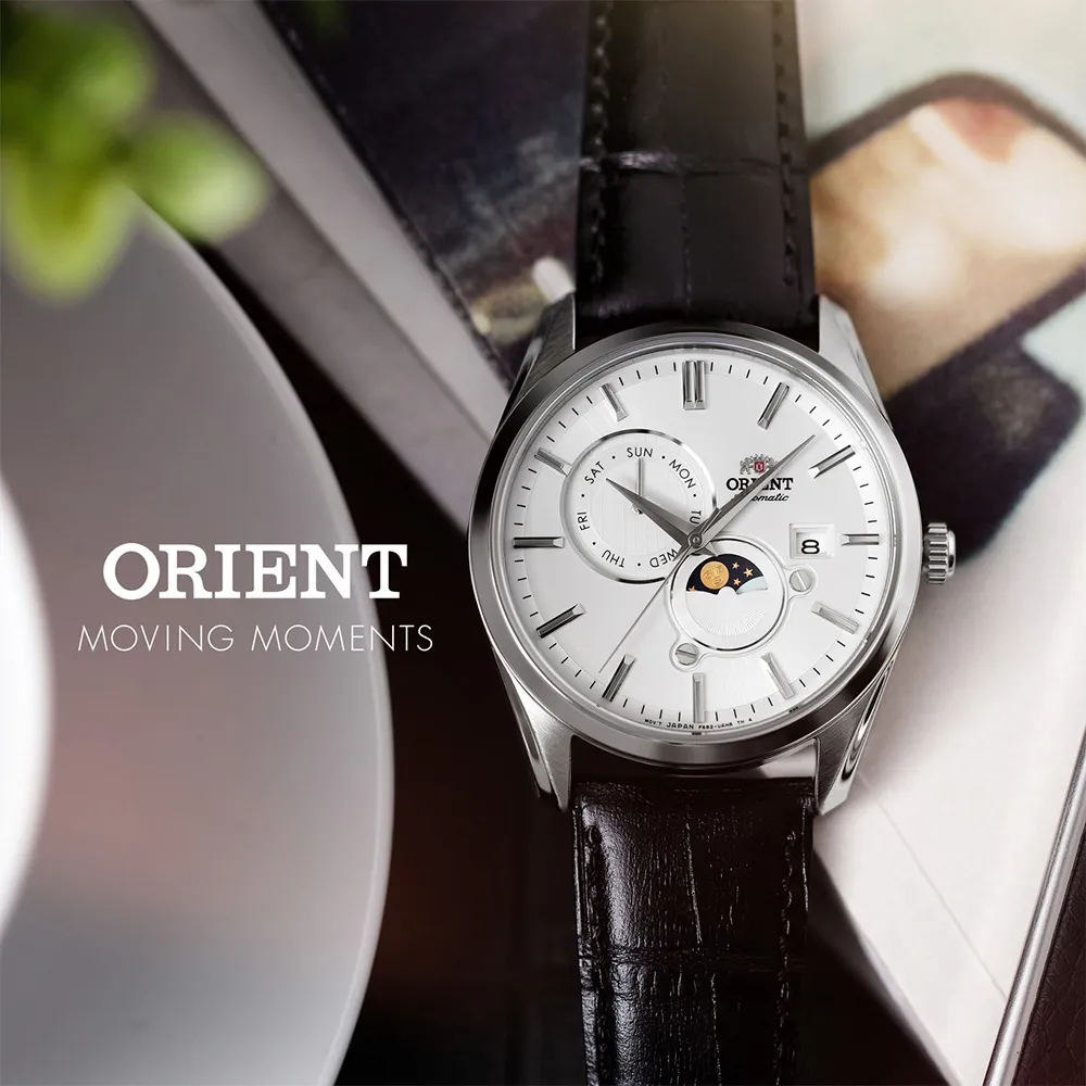 ORIENT 東方 Sun & Moon 系列 日月相機械錶-42.5mm RA-AK0009T 歷史價格詳細信息