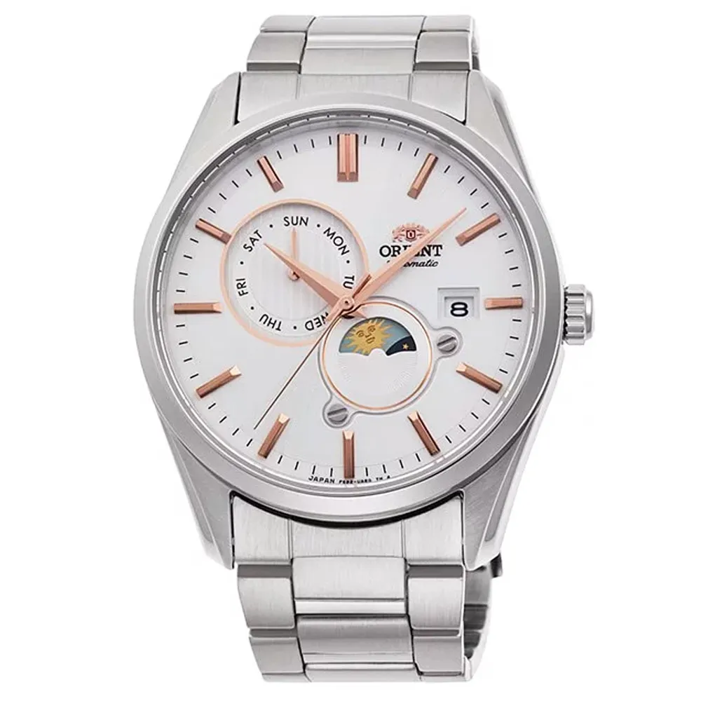 ORIENT 東方 Sun & Moon 系列 日月相機械錶-42.5mm RA-AK0009T 歷史價格詳細信息