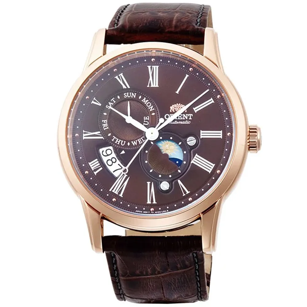 ORIENT 東方 Sun & Moon 系列 日月相機械錶-42.5mm RA-AK0009T 歷史價格詳細信息