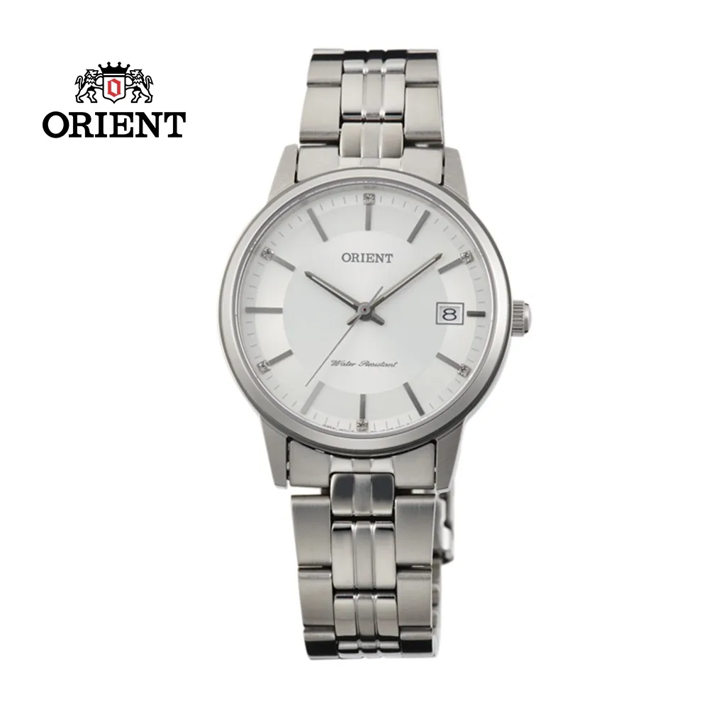 ORIENT 東方錶 SLIM系列 優雅數字藍寶石鏡面石英錶 女生鋼帶款 FUNG7002W 金色 - 32mm 歷史價格詳細信息