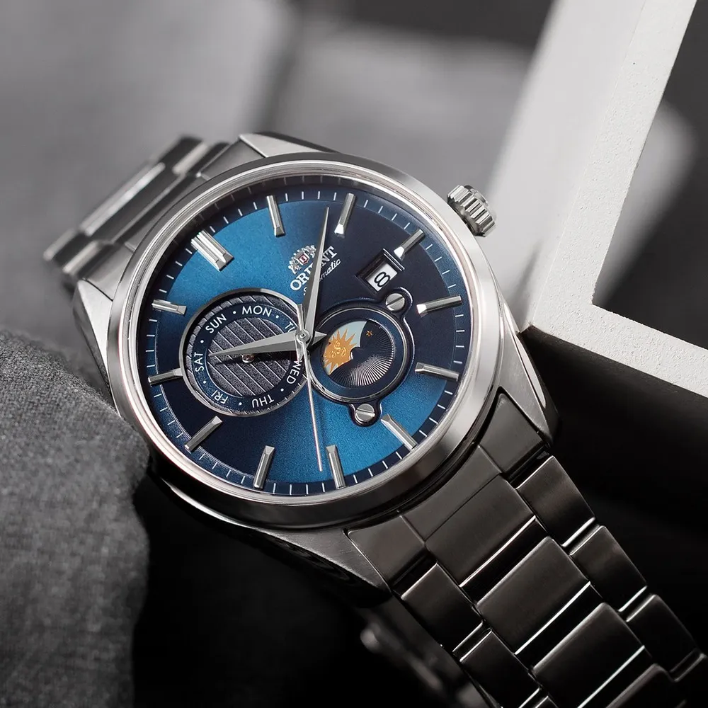 ORIENT 東方 Sun & Moon 系列 日月相機械錶-42.5mm RA-AK0009T 歷史價格詳細信息